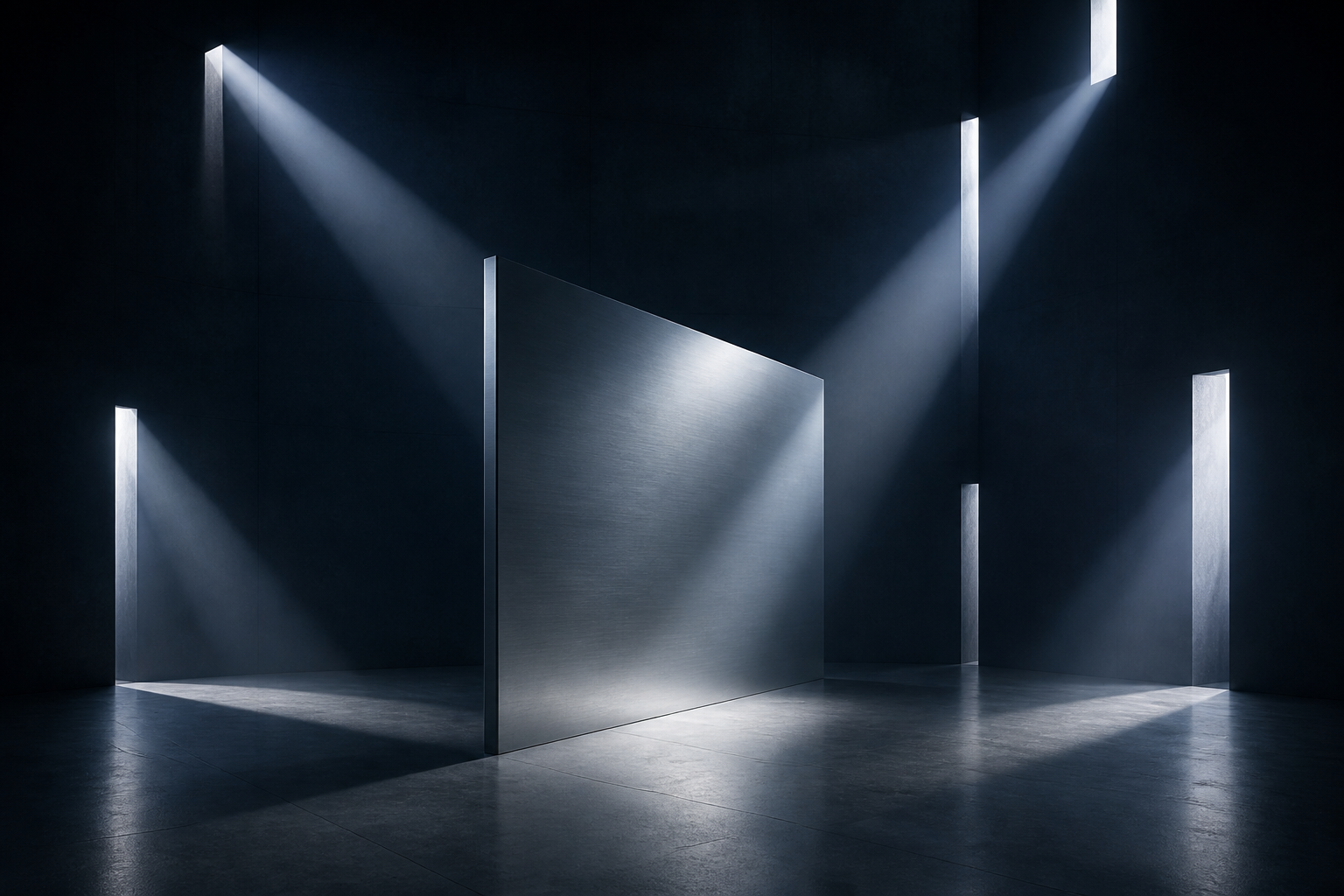 Distinct architectural planes revealed through a shared field of light